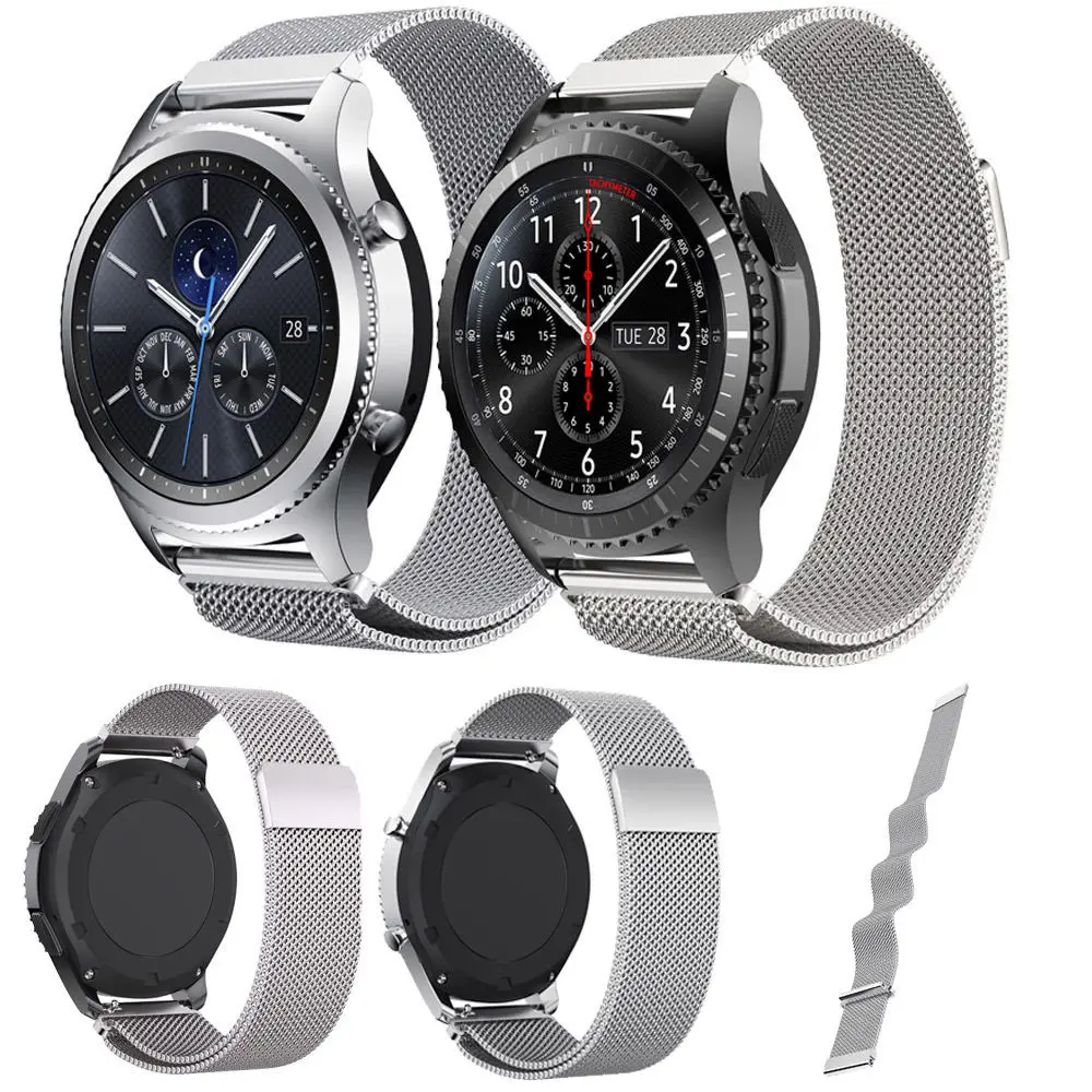 Ремешок DAHASE ML для часов Samsung Gear S3 Классический ремешок Frontier из нержавеющей стали с