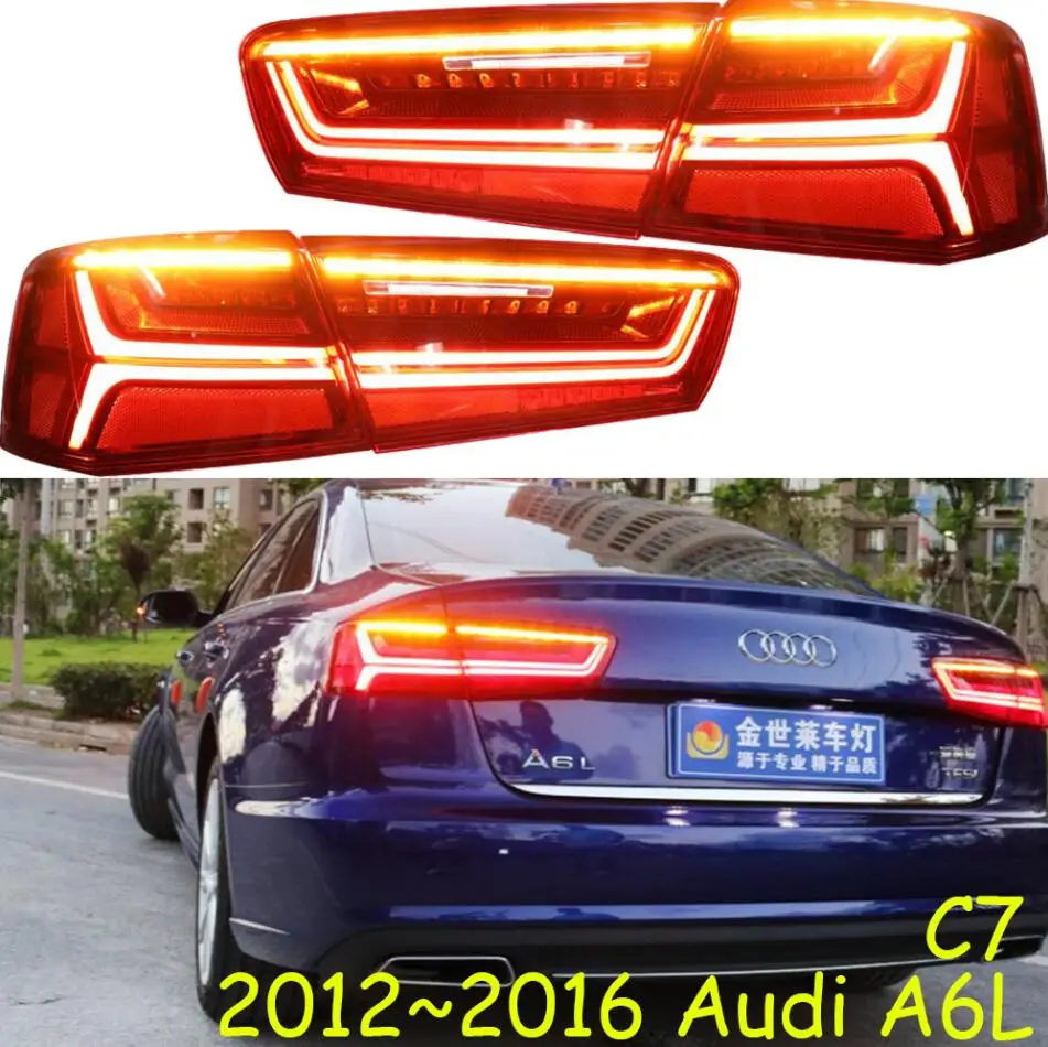 2012 to 2016year Динамический видео 4 шт 2012~ /2009~ 2011y автомобильный бампер A6L задний фонарь светодиодный A6 задний фонарь DRL+ поворот+ тормоз+ задний ход - Цвет: 2012 to 2016year