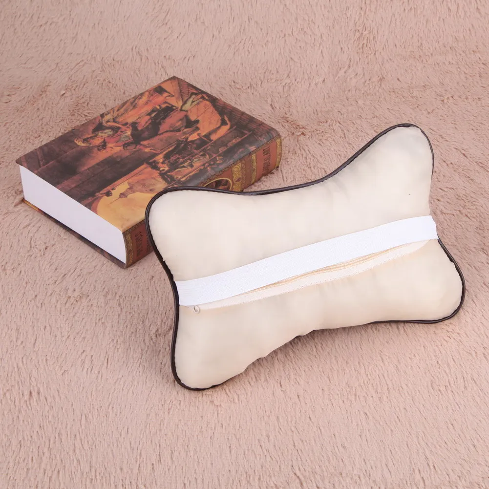 Перфорированная кожаная подушка для подголовника автомобиля Danny ремень