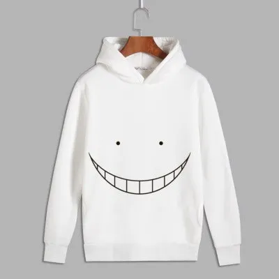 KILLING Class cosplay Korosensei, пуловер с принтом, толстовка, толстовки, галстук, унисекс, флис, с капюшоном, для осени - Цвет: 1