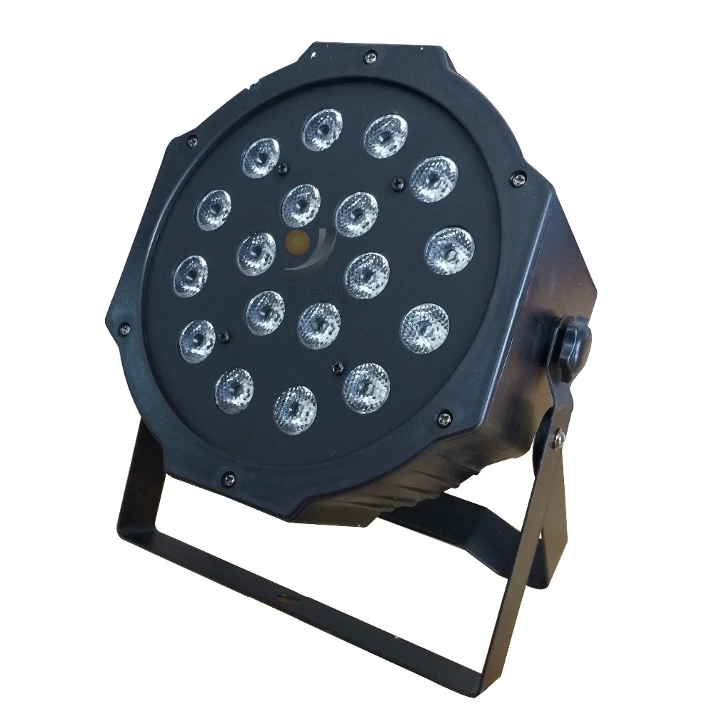 18LED RGB с dmx led par свет сценический эффект для дискотеки dj партии плоские дома мыть