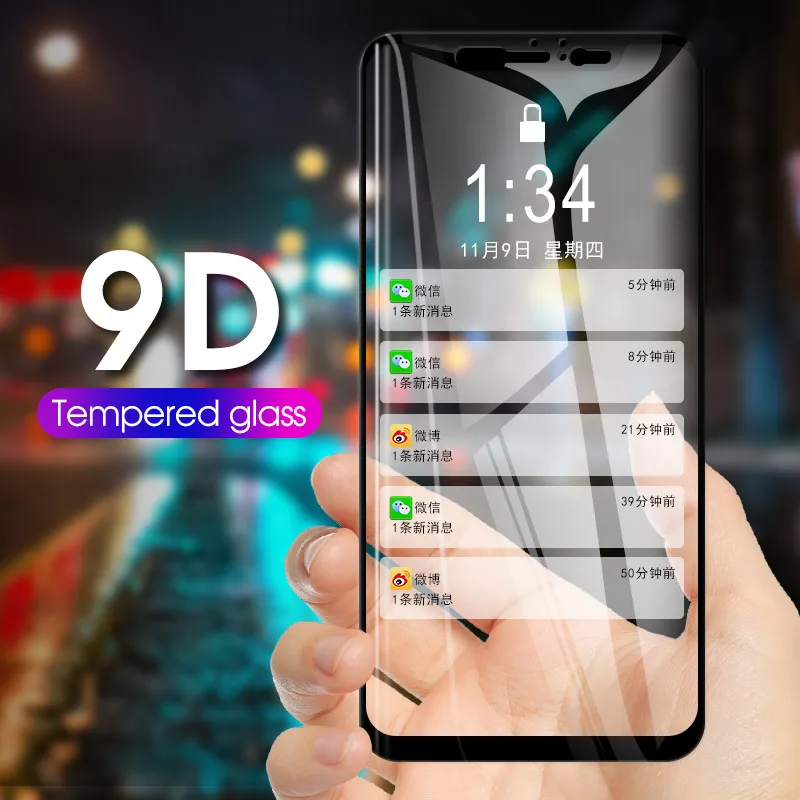 9D полноэкранное стекло для Xiaomi Redmi Note 7 6 Pro 6A 5 закаленное покрытие Mi8 Lite 6X 5X A1 A2 Plus