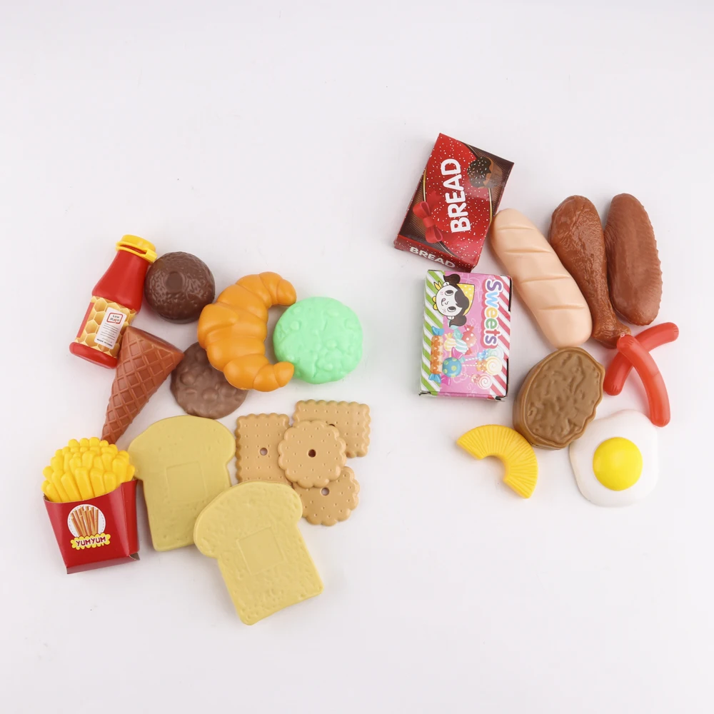 Новый 24 шт. Набор для игры в вкусные лакомства игрушки ролевых игр развивающий