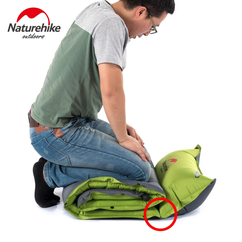 Naturehike Автоматический надувной коврик для кемпинга Самонадувающийся Сращивание