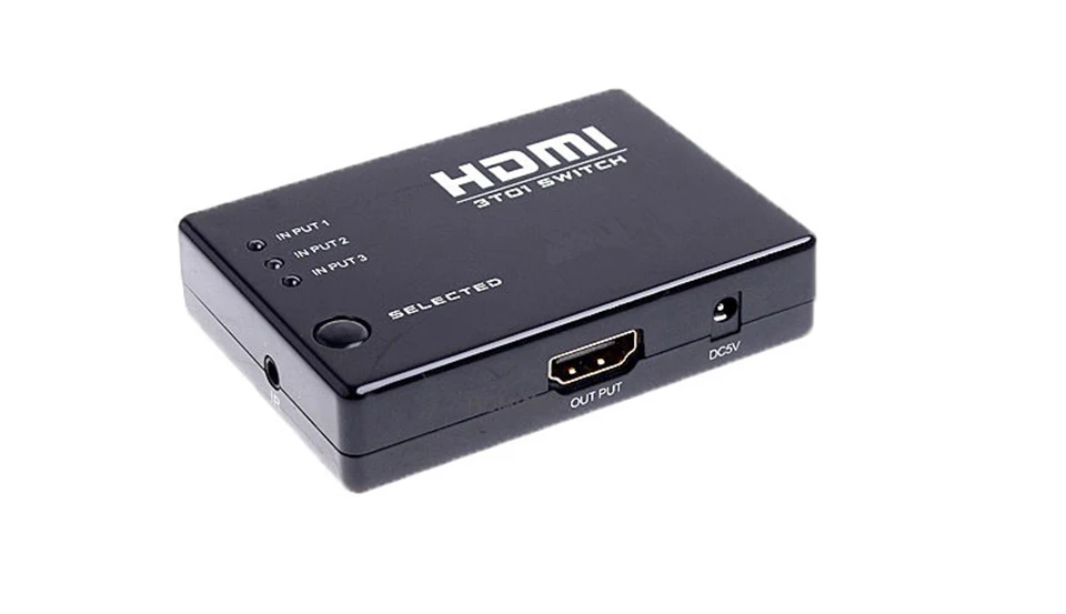 SY-302 HDMI 1 в 3 Кабель HDMI конвертер Поддержка 3D hd-конвертер с пультом дистанционного управления