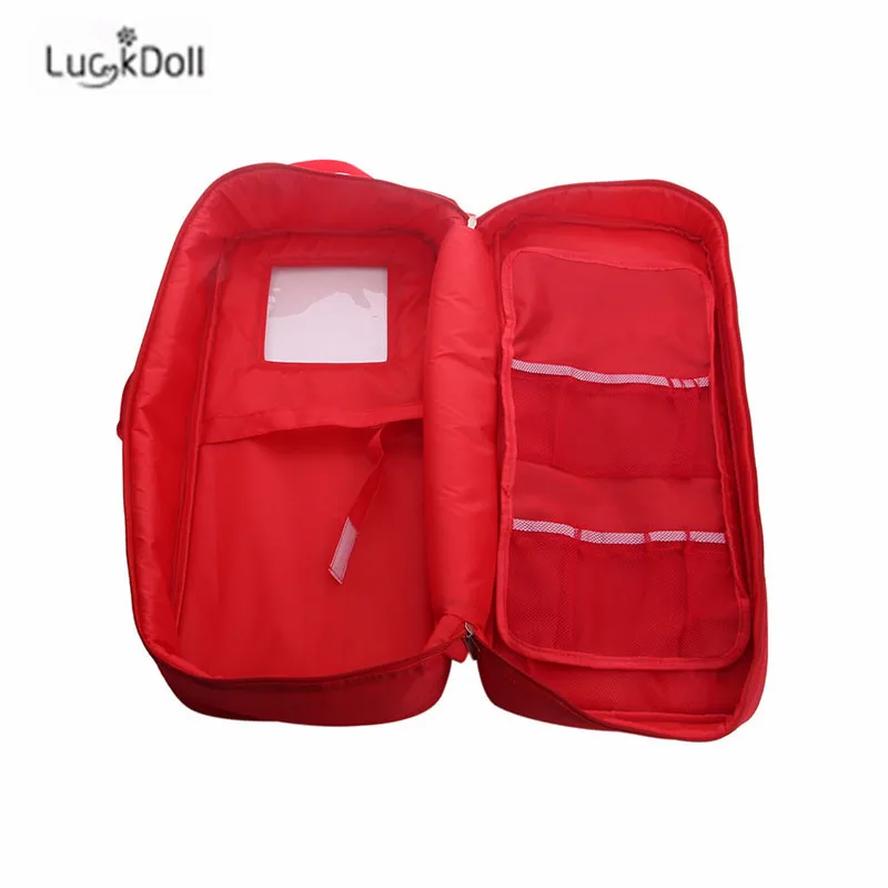 LUCKDOLL высокое качество милая кукла дорожная сумка подходит 18 дюймов Американский 43 см аксессуары для кукол, игрушки для девочек, поколение, подарок