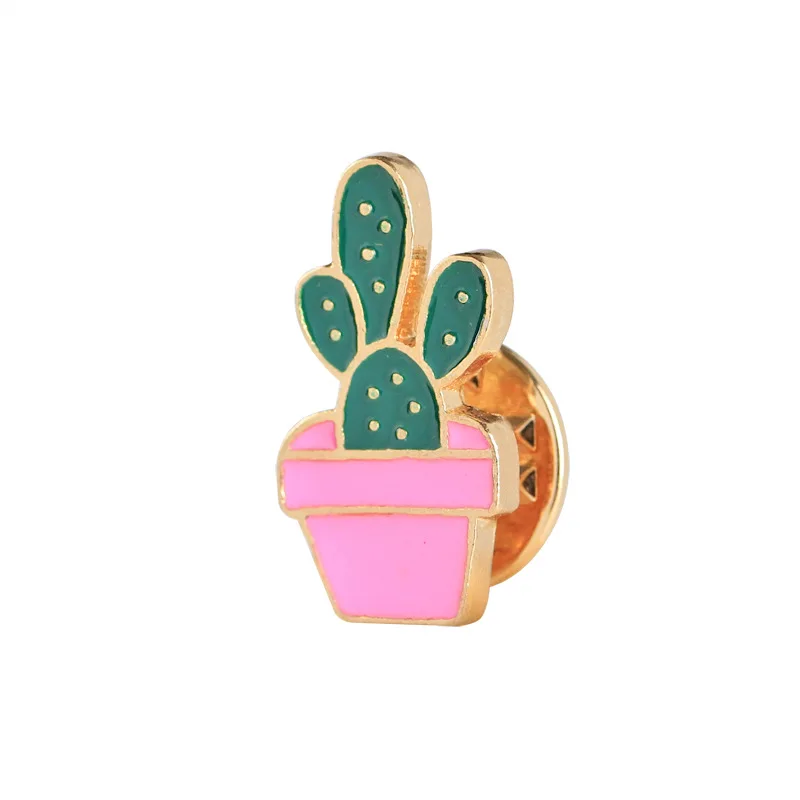 Женская Брошь в виде кактуса горшке|cactus brooch|brooch pinscollar brooch |
