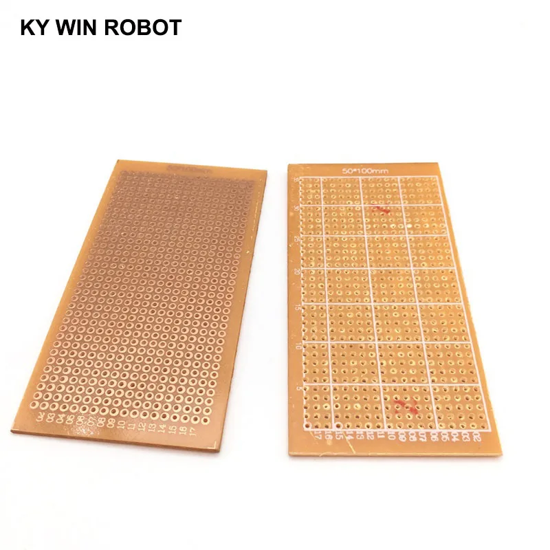 1 шт. DIY 5*10 см Прототип бумаги медь печатная плата Универсальный экспериментный