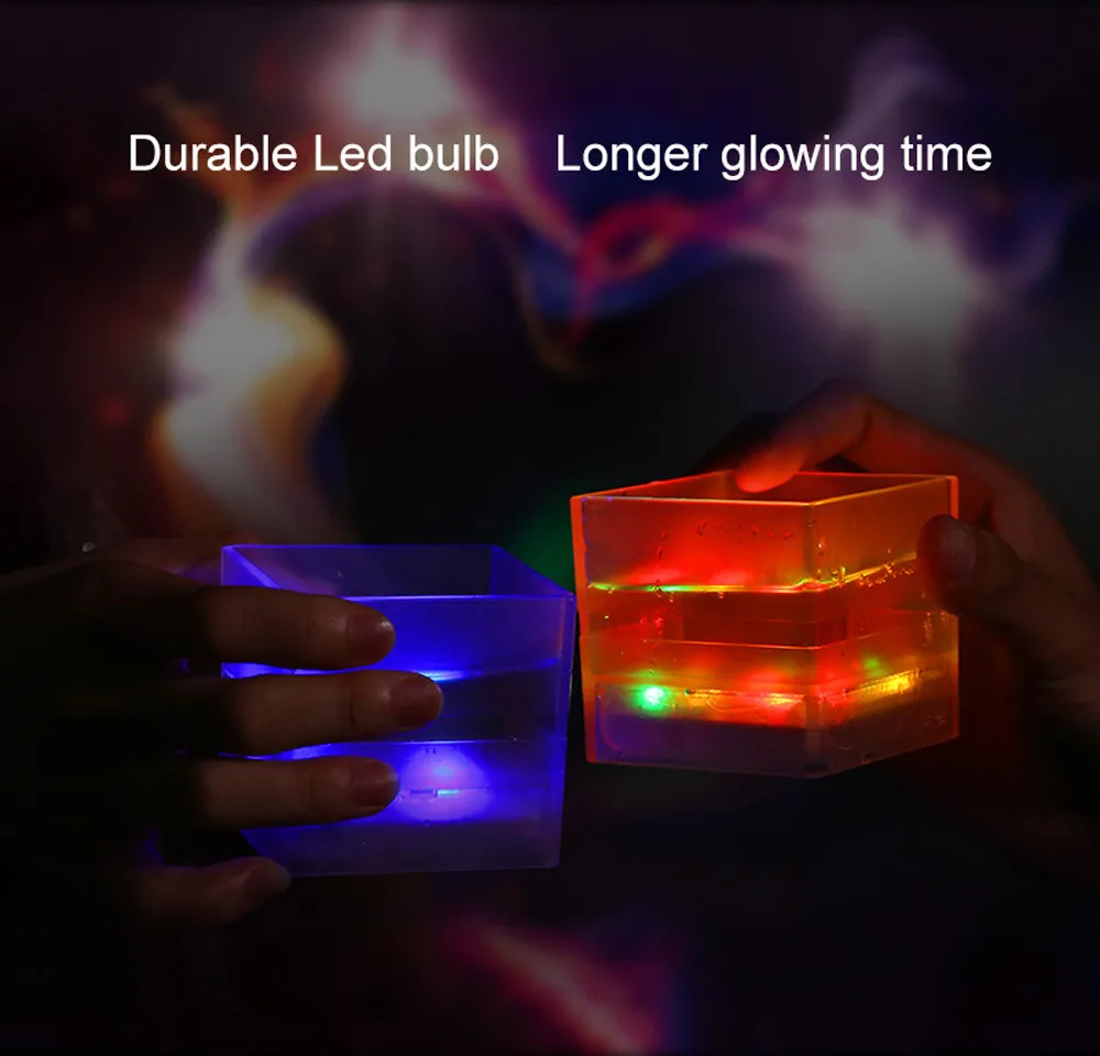 Активированная световая светодиодная цветная мигающая чашка для пивного сока