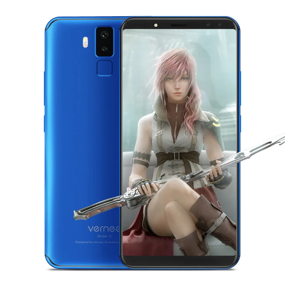 Смартфон Vernee X 4G 6 ГБ ОЗУ 128 Гб ПЗУ четыре ядра дюймов Face ID Android 7 1 6200 мАч камеры 21 МП