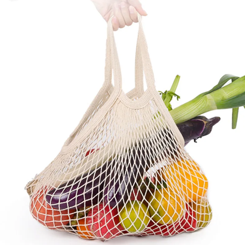 Ручная сумка-Органайзер из хлопка для покупок экологический рынок | Дом и сад