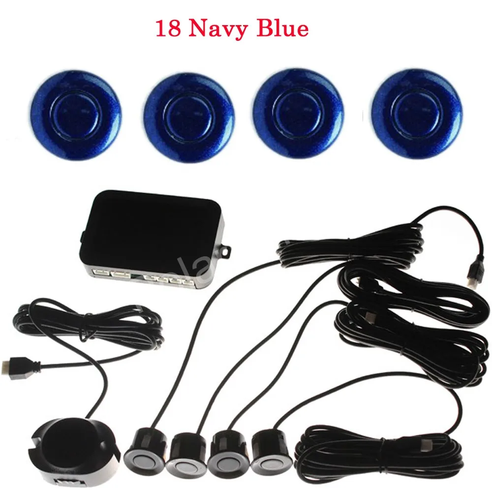 high quality a set 12V Car auto parking sensor kit 4 Sensors Reverse Backup Radar System 44 colors to choose | Автомобили и