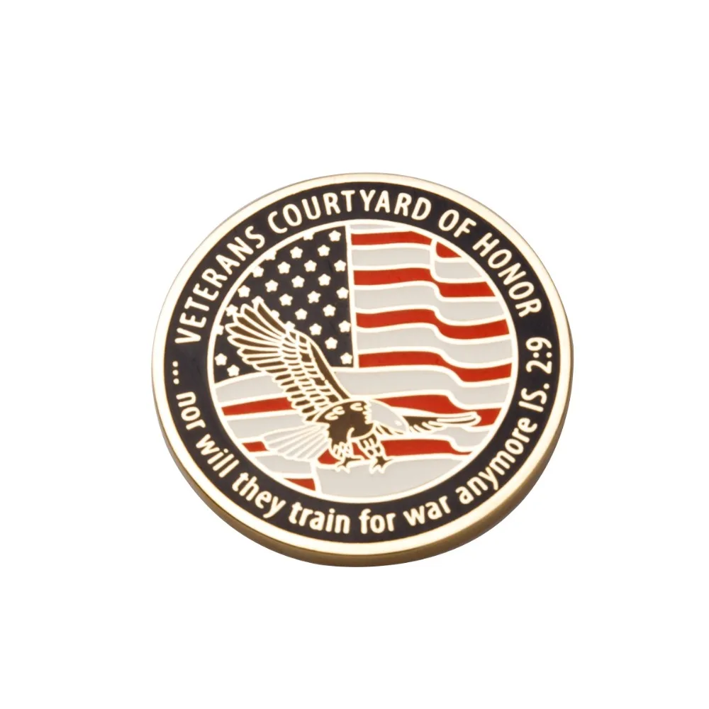 

Manufacturers custom-made US military metal badges US badges Painted flag medals commemorative coins