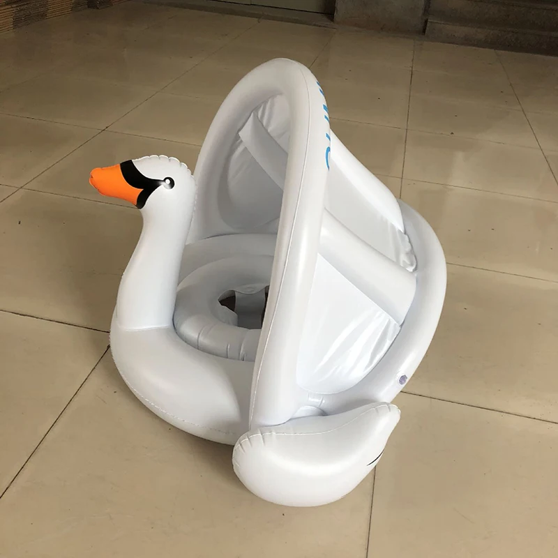 Детский Надувной круг для плавания с защитой от солнца|Плавательные круги| |