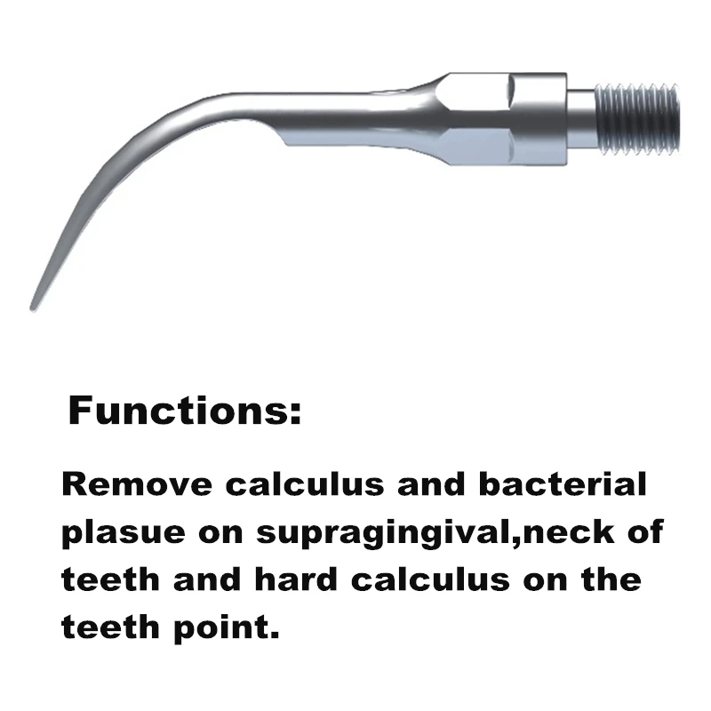 5 шт. Скейлер для супрадесневой чистки GS1 для стоматологического скейлера SIRONA PerioScan и SIROSON S/C8/L для удаления зубного камня и бактериального налета.