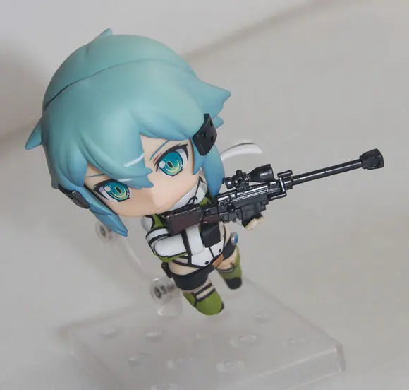 Новый Nendoroid 452 # игра Аниме Sword Art Online II 2 Sinon Asada Shino Cute 4 &quotфигурка|action figure|art onlinegames anime