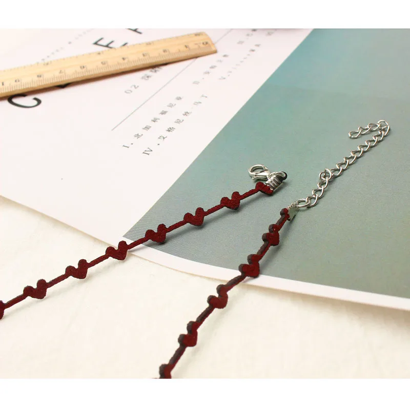 Корейский Harajuku личность любит короткий клавикулу чокер ожерелье шеи цепи ювелирных изделий творческие модные аксессуары.