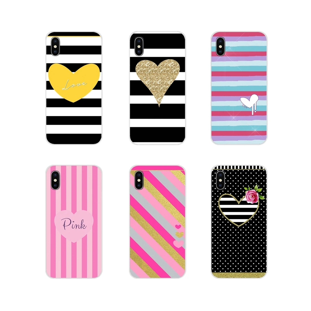 Для Huawei G7 G8 P7 P8 P9 P10 P20 P30 Lite Mini Pro P Smart Plus 2017 2018 2019 модная мягкая сумка в полоску с