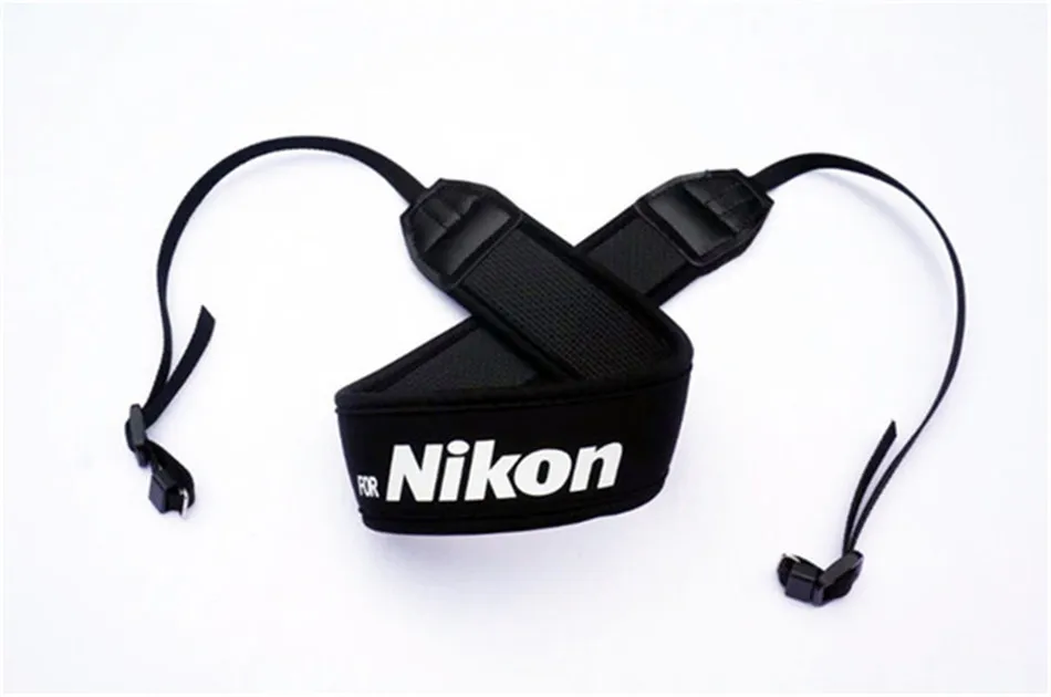 for nikon in white Камера dslr аксессуары плечевой ремень Эластичный неопреновый шейный ремешок ручной ремень для canon nikon sony 500d 600d 5d3 6d 7d 70d - Цвет: for nikon in white