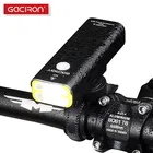Gaciron 400Lm USB Перезаряжаемые велосипед передний светильник 18650 Батарея светодиодный MTB руль флэш светильник велосипедный шоссейный велосипед светодиодный головной светильник фонарь