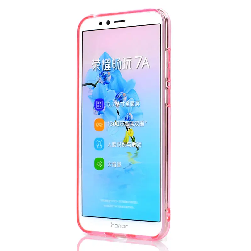 J&ampR Luxury Ultra Thin Soft TPU Case For Huawei Honor 7C 7A 3D Diamond Pattern Cover P Smart Enjoy 7S Shell |