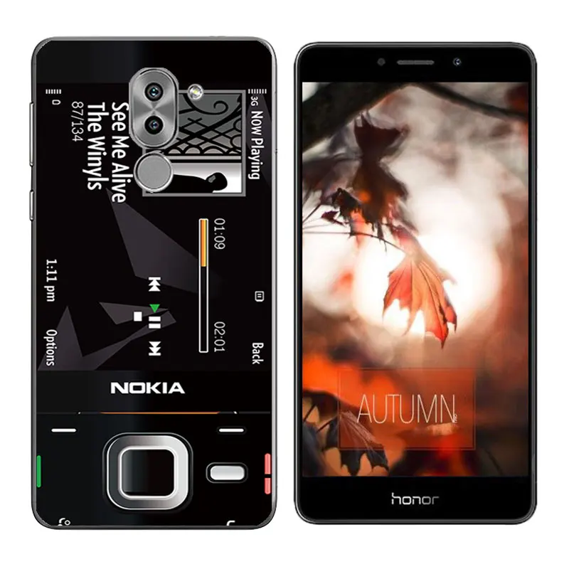 Case for Huawei Honor 6X Expression Printing Back Cover GR5 2017 Cases Coque Mate 9 Lite Bags |