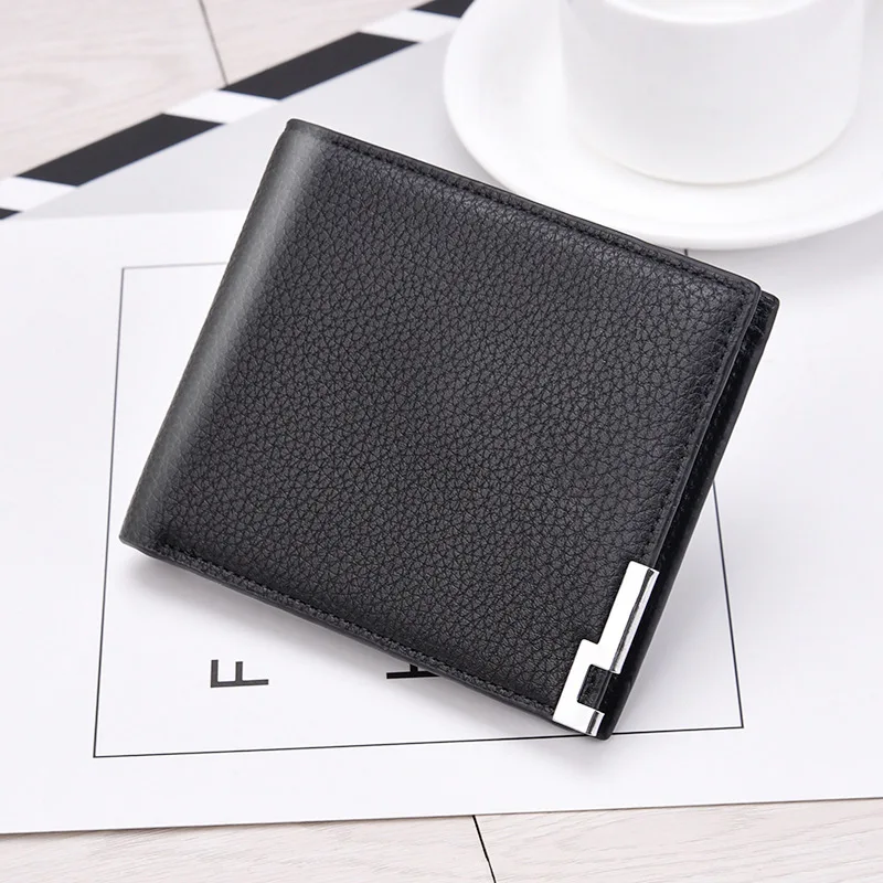 Мужской тонкий кошелек billetera hombre erkek cuzdan маленькие кошельки porte feuille homme мужской