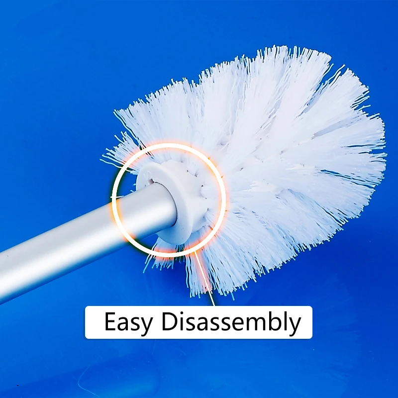 

Nail Free Toilet Brush Holders Never rust Metal Material Toilet Bowl Brush Holder Set Bathroom Accessories