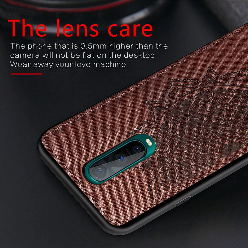 Чехол из хлопковой ткани для Oppo RX17 Pro магнитный силиконовый чехол бампер телефона