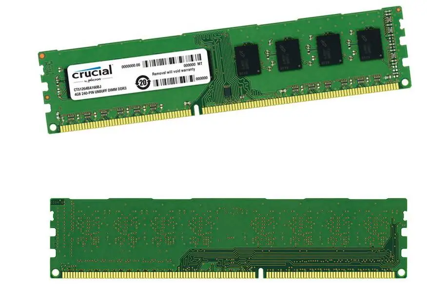 Crucial DDR3 RAM 1600MHz 4GB Desktop PC Computer Memory Module 240PIN DIMM Memoria Bar Compatible 1333 Applicable Intel AMD | Компьютеры и