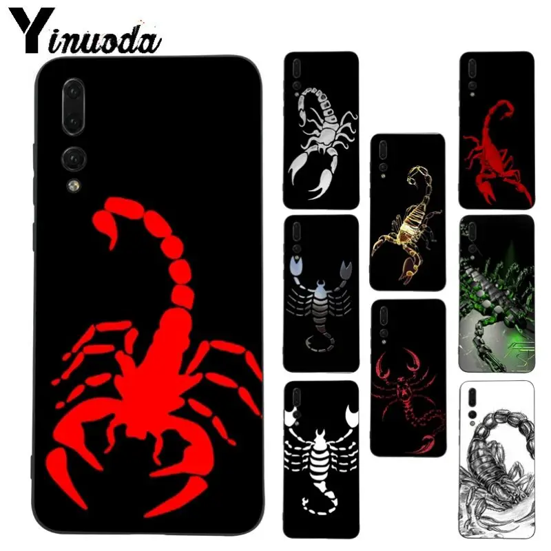Силиконовый мягкий чехол для телефона Yinuoda Animal crab scorpion Huawei P20pro mate10lite p9 p10plus honor 8x 7A