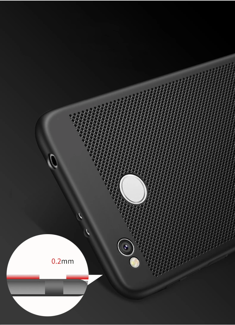 For Xiaomi redmi 3s cover luxury Matte PC Heat dissipation case 3 s phone pro cases 5.0&quot coque |