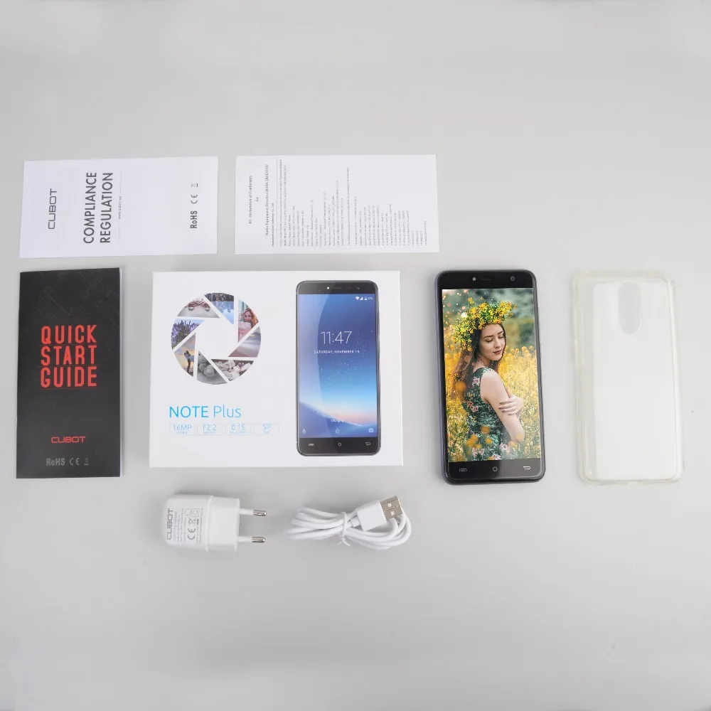 Смартфон Cubot Note Plus MT6737T четырехъядерный процессор type C Android 7 0 мобильный телефон 5 2