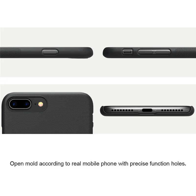 Nillkin простые чехлы для iPhone 8 7 Plus чехол PC пластиковая жесткая задняя крышка защита