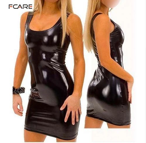 Fcare сексуальное нижнее белье Клубная одежда S ~ 3XL из лакированной кожи |
