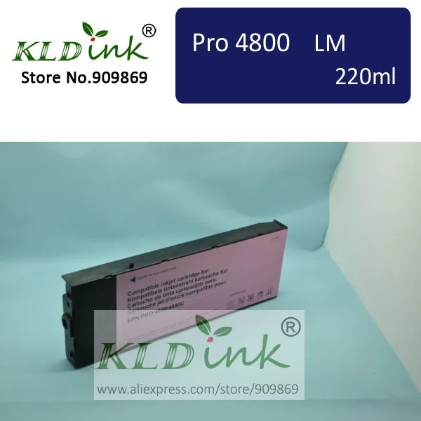 

Совместимый чернильный картридж T606C для принтера Stylus Pro 4800 (1 картридж с чипом и пигментными чернилами)
