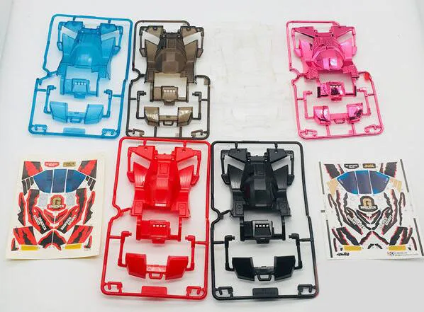 2 шт. разноцветные/прозрачные корпуса для Tamiya BROCKEN GIGANT Mini 4WD|Детали и аксессуары| |