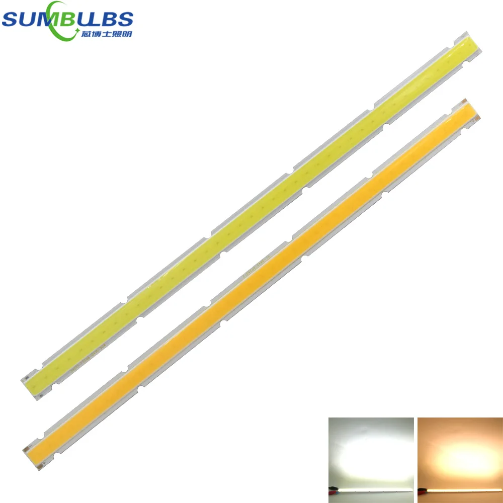 [Sumbulbs] 250x12MM 12V COB LED Bulb Strip Lamp 10W Ultra Bright 1000LM 25CM Bar Light for DIY Car Work Table House Lighting|Светодиодные