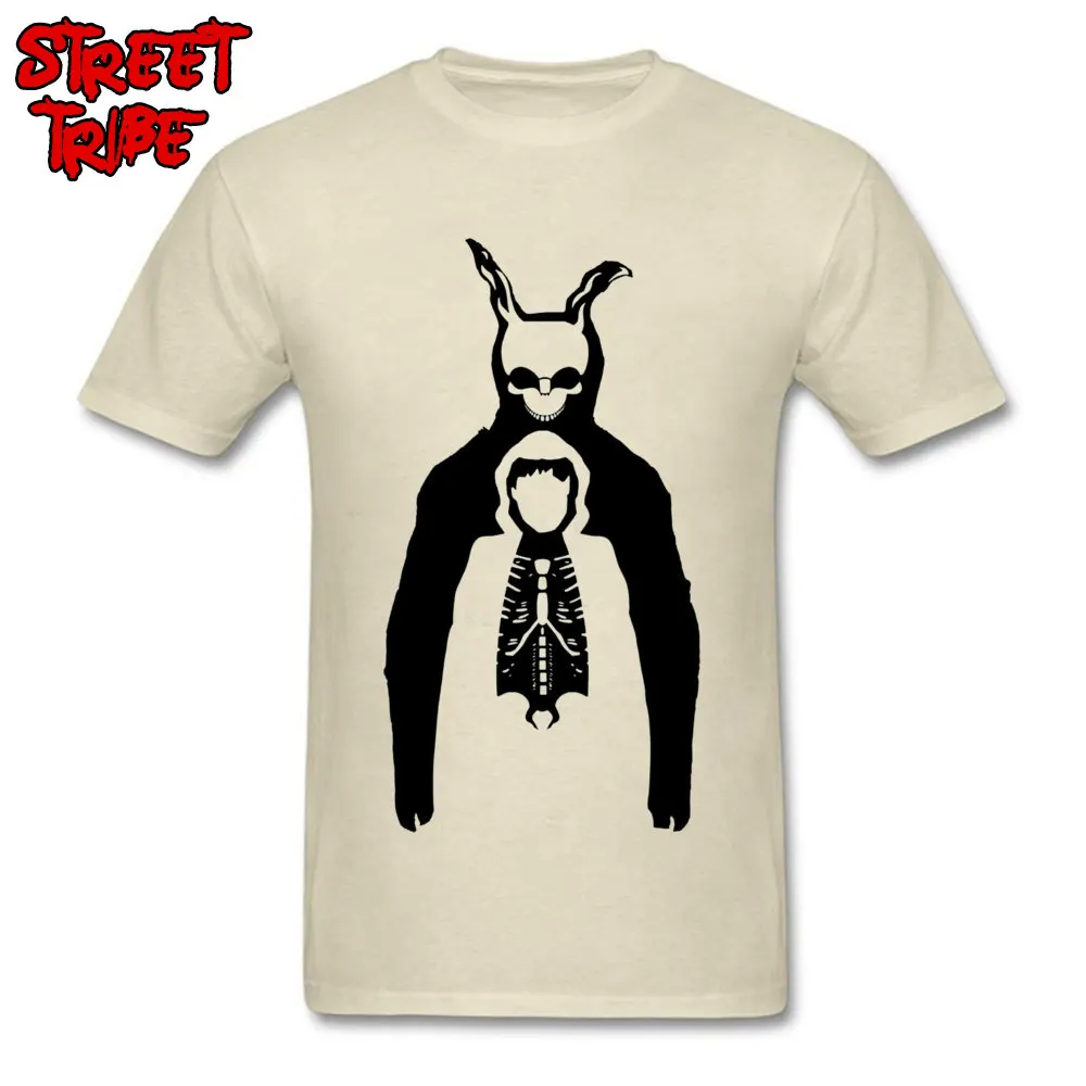 Donnie Darko and Frank черная футболка для мужчин Приталенная из 100% хлопка С Днем Рождения