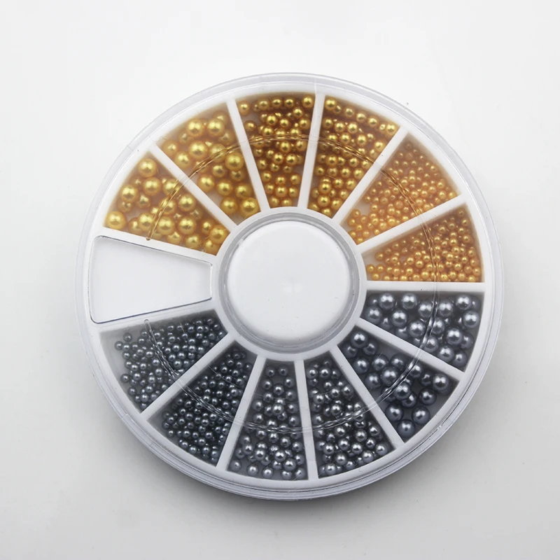 Украшения для дизайна ногтей аксессуары украшения ювелирных изделий Nailart Abs pearl