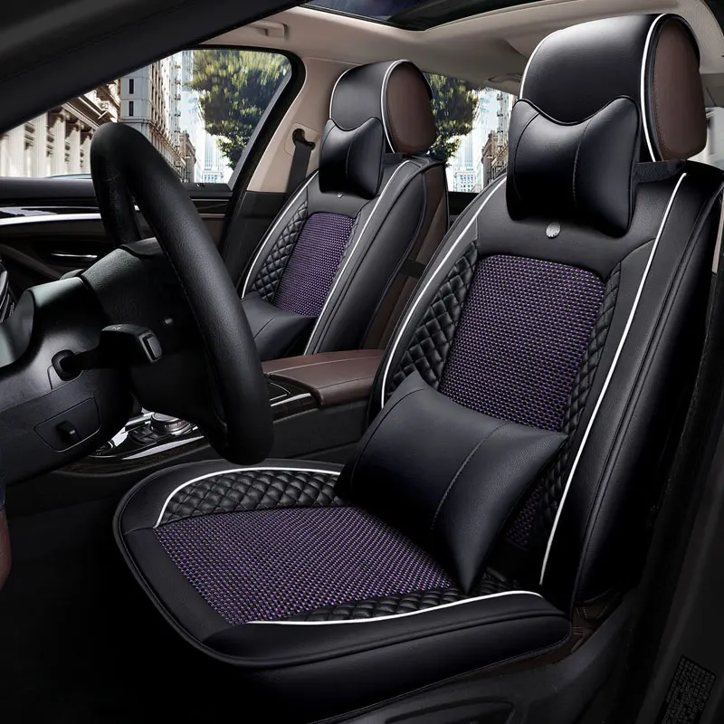 Кожаный чехол для автомобильного сиденья универсальная подушка Toyota camry 40 50 celica chr