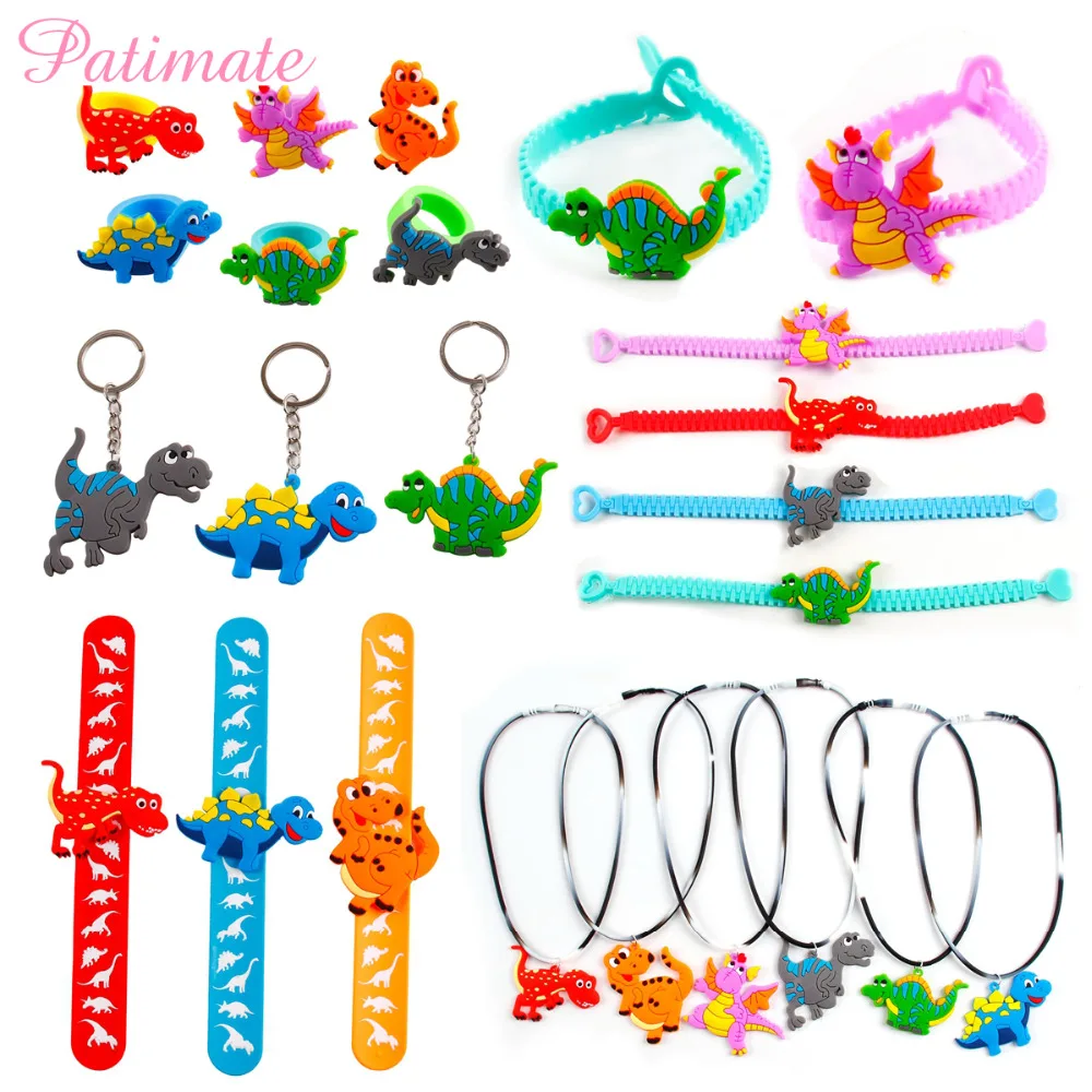 PATIMATE динозавр украшение для вечеринки браслет брелок в честь Дня Рождения