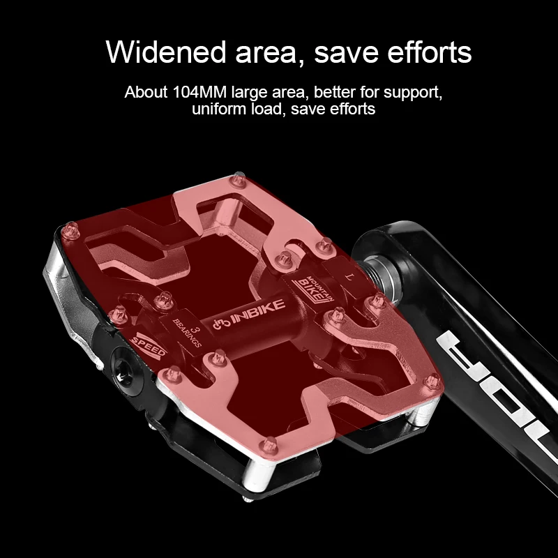 Велосипедная педаль INBIKE алюминиевая Ультралегкая закрытые педали|bike pedals road|pedal