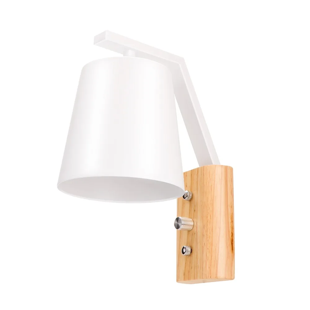 Современная простая настенная лампа в скандинавском стиле окрашенный Железный