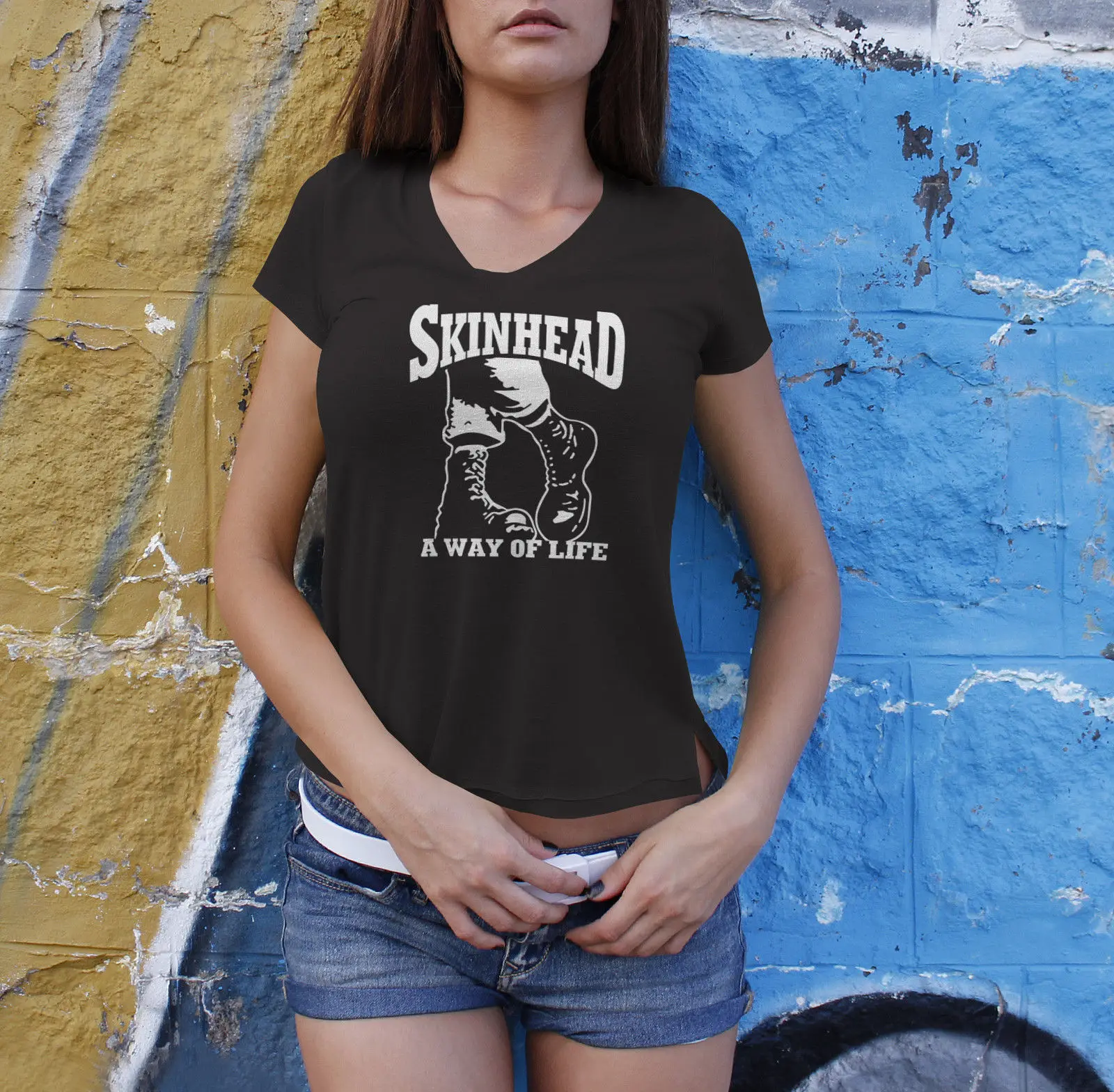 Футболка Skinhead Mod ski Scooter мультяшная футболка для мужчин унисекс новая модная