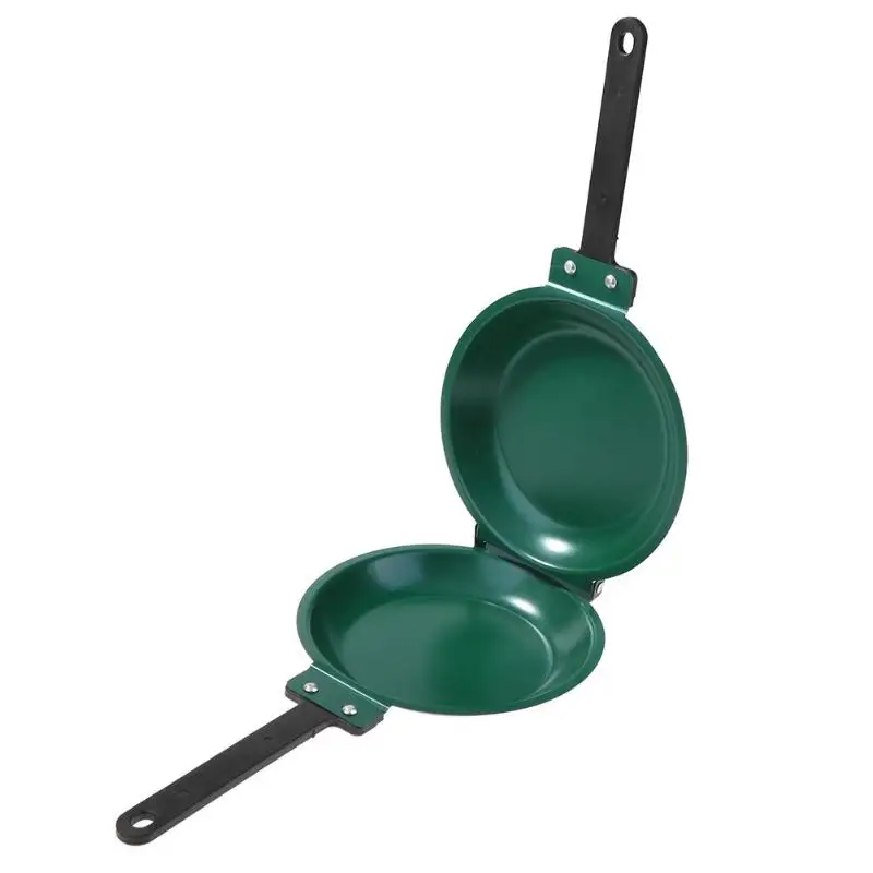 Non-stick Skillet Flip Pot Pancake Cake Maker Stainless Steel Frying Pot Cooking for Cooker Healthy Cookware Kitchen Tools