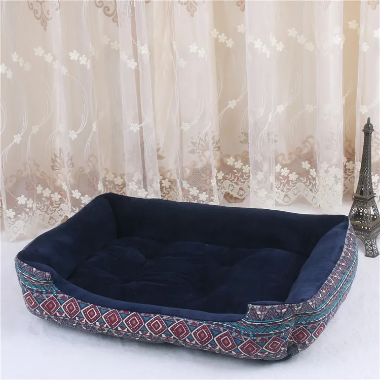 Blue Tyteps, мягкие кровати для собак, теплый флисовый диван для маленьких собак, большая кровать для собак, золотистый ретривер, хаски, питомник, диван для собак, товары для 80 - Цвет: Blue