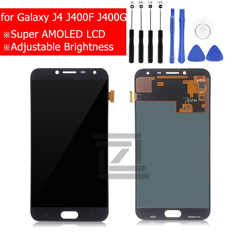 Super Amoled 100% test good quality for samsung galaxy J4 J400 lcd display with touch screen digitizer Assembly For Sm-j400F/DS