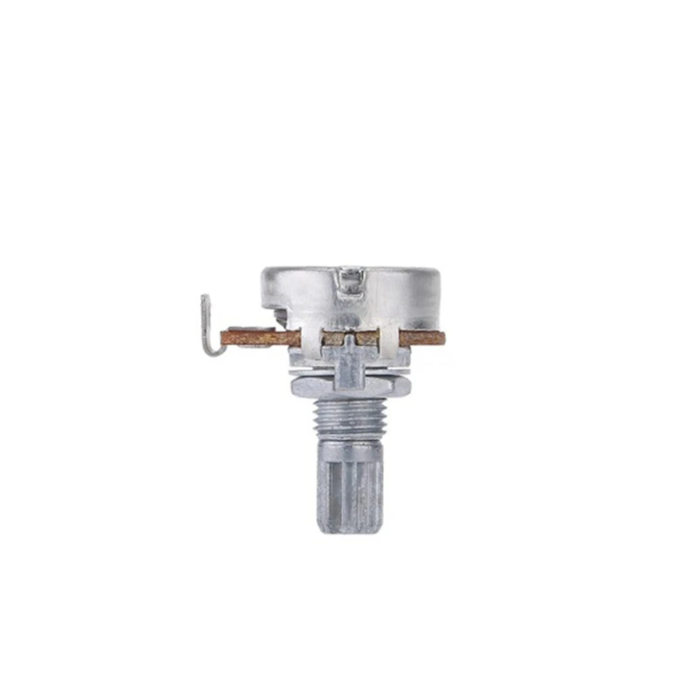 New 2pcs Convenient Alloy Spiral Potentiometer With Switch Control and Change the volume B250K Electrical Parts Accessory | Электроника