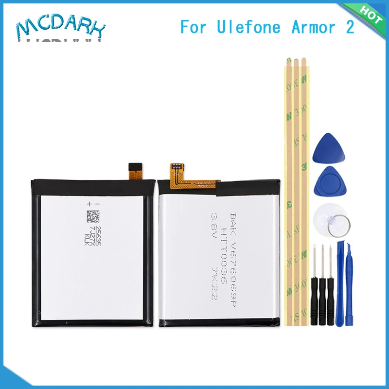 Аккумулятор Mcdark 4700 мАч для Ulefone Armor 2 Сменный аккумулятор перезаряжаемый +
